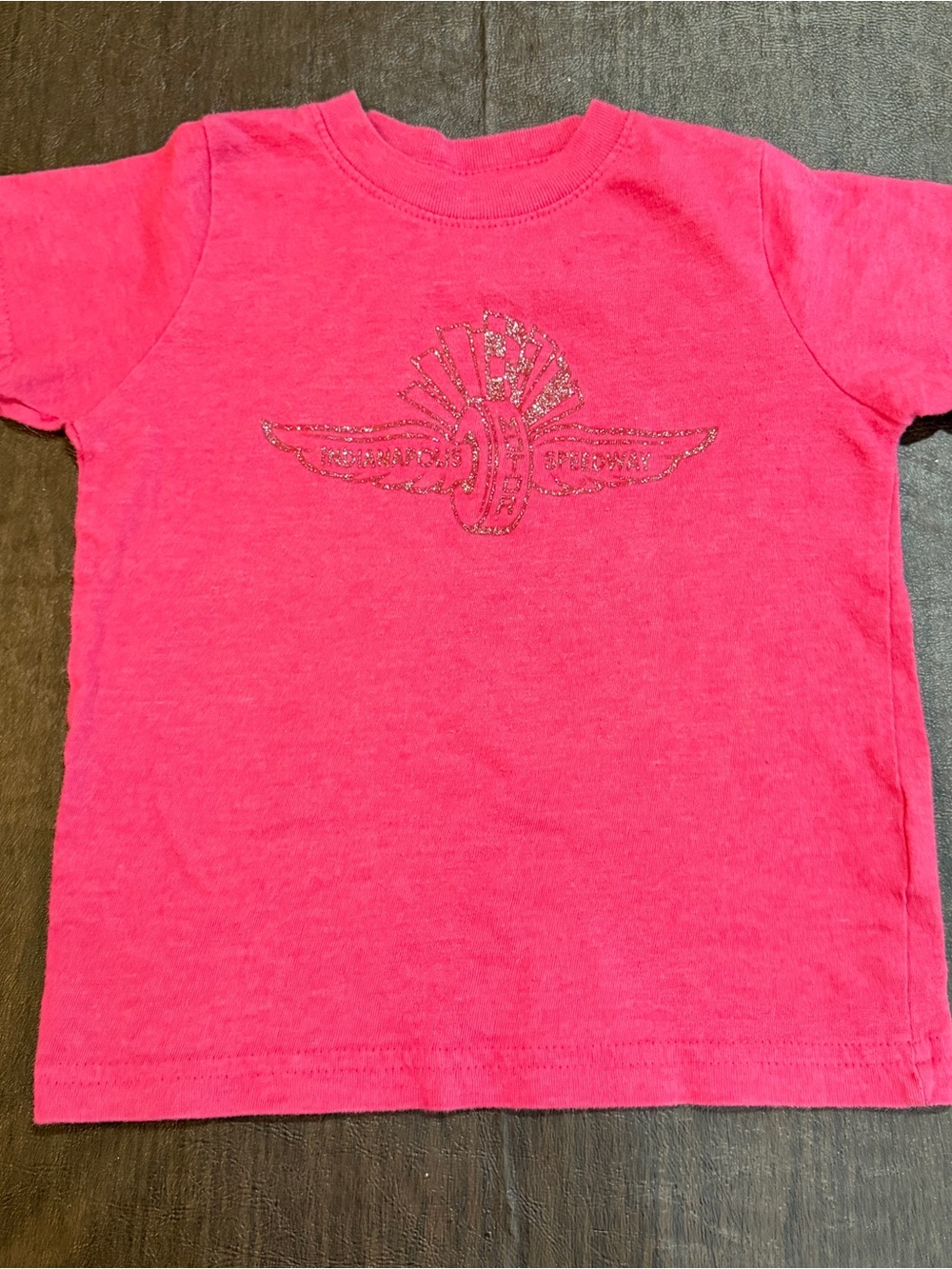 Indy 500 Girls' Pink Short-Sleeve Graphic Tee 2T